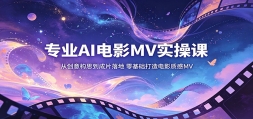 רҵAI��ӰMVʵ�ٿΣ��Ӵ��⹹˼����Ƭ��أ�����������Ӱ�ʸ�MV