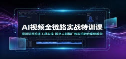 AI��Ƶȫ��·ʵս��ѵ�Σ���ʾ��ϵͳ�๤��ʵ�٣������˾�����ʵ���ںϰ�