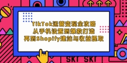 TikTokӪȫԣֻõ죬ٵShopifyվȡ