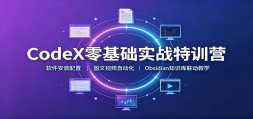 CodeX�����ʵս��ѵӪ��������װ���ã�ͼ����Ƶ�Զ�����Obsidian֪ʶ����